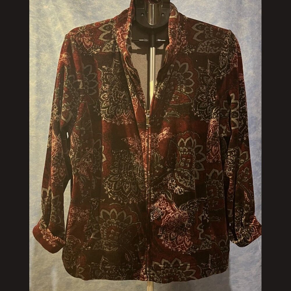 croft barrow 1x Floral Jacket Zip Up